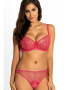 Комплект Ewa Bien Latona - бюстгальтер с мягкой чашкой B103 и полные трусики C100 Малиновый || Комплект Ewa Bien Latona - бюстгальтер с мягкой чашкой B103 и полные трусики C100 Малиновый