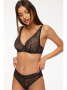 Комплект Kinga Mandala - бюстгальтер push up PU-855 и бразилианки B-855/3 Черный || Комплект Kinga Mandala - бюстгальтер push up PU-855 и бразилианки B-855/3 Черный