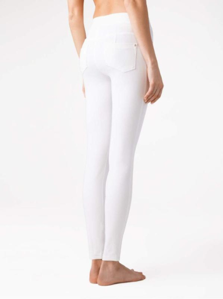 Моделирующие джеггинсы с высокой посадкой VOYAGE, р.170-98, white