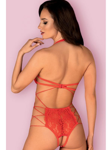 Боди Obsessive Rediosa Красный