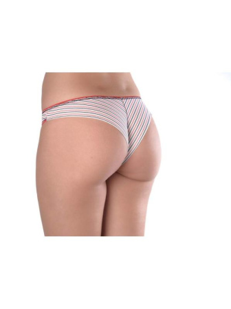 Женские трусики-бразилиано SEVIM Арт: 10960, S, Сине-белое ассорти || Женские трусики-бразилиано SEVIM Арт: 10960, S, Сине-белое ассорти