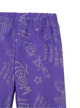 Леггинсы GRAFFITY с сияющими надписями, р.134, 140-72 || Легінси GRAFFITY з сяючими написами, р. 134, 140-72