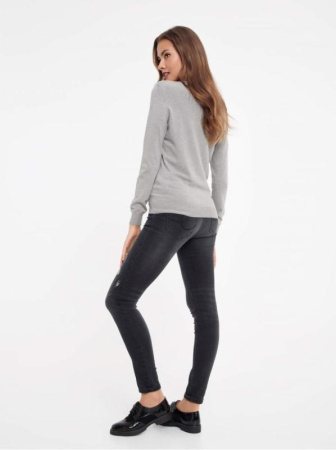 Джемпер из пряжи с вискозой премиального качества 023 || Джемпер жін. CE LDK023 17С-83СП, р.170,176-88, екрю