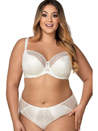 Комплект Ava Primrose - бюстгальтер полумягкий AV 1876 и бразилианки AV 1877/b Экри