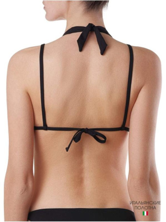 Лиф-халтер c треугольными чашками BORA-BORA || Бюстгалтер купальний жін. CE BORA-BORA, р.82-88, black