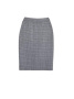 Классическая юбка-футляр в клетку MISS CHIC || Спідниця жін. CE MISS CHIC, р.164-98, grey-ivory check
