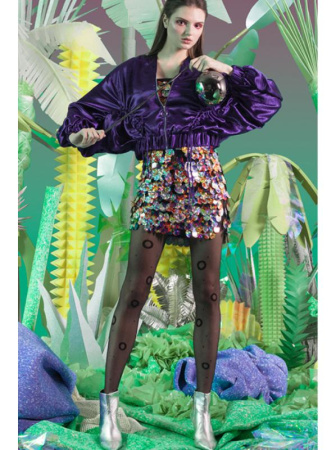 Колготки Gabriella Jolie 20 den без трусиковой части Черный