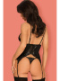 Комплект Obsessive Diyosa corset  Черный