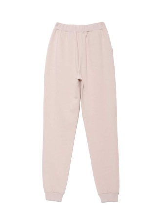 Джоггеры ORA с высокой посадкой с легким мерцанием люрекса || Брюки жін. CE ORA, р.164-94, shiny rose
