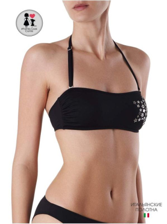 Лиф-бандо с металлическим принтом SILVER STAR