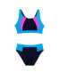 Костюм куп. дев. E SPORTY CHIC || Костюм купальний для дівчат E SPORTY CHIC, р.158-80, синій