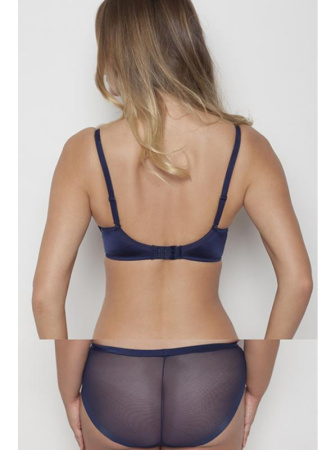 Комплект Samanta Ida - бюстгальтер с мягкой чашкой A122 и полные трусики B400 Сине-бирюзовый || Комплект Samanta Ida - бюстгальтер с мягкой чашкой A122 и полные трусики B400 Сине-бирюзовый