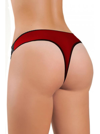 Стринги ORO Virginia 2229 Красно-черный || Стринги ORO Virginia 2229 Красно-черный