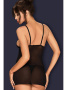 Комплект Obsessive Lucita chemise  Черный || Комплект Obsessive Lucita chemise  Черный