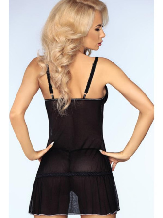 Комплект LivCo Corsetti Ebony Черно-сине-розовый || Комплект LivCo Corsetti Ebony Черно-сине-розовый