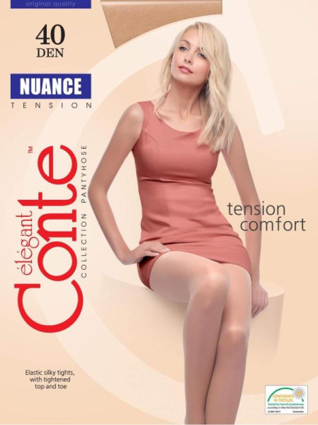 Колготки з шортиками NUAN Conte 40 Lycra, р. 3, beige Колготки з шортиками NUAN Conte 40 Lycra, р. 3, beige