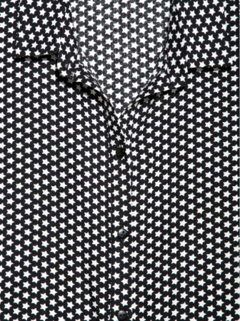 Легкое платье-рубашка с принтом &quot;звезды&quot; LPL 884 || Плаття жін. CE LPL 884, р.170-84-90, black mini star