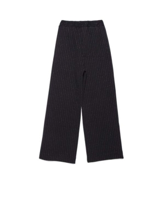 Кюлоты с высокой посадкой с легким мерцанием люрекса TRESOR || Брюки жін. CE TRESOR, р.164-102, shiny black