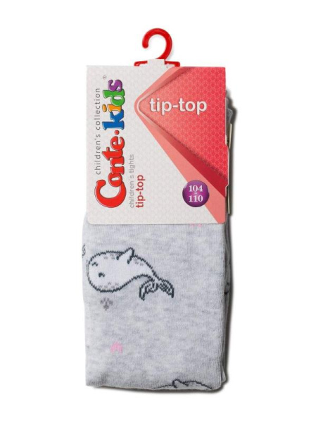 Колготки дитячі Conte Kids TIP-TOP, р. 104-110 (16), 499 світло-сірий Колготки дитячі Conte Kids TIP-TOP, р. 104-110 (16), 499 світло-сірий