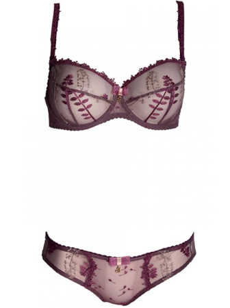 Комплект Samanta Delizia - бюстгальтер с мягкой чашкой A122 и полные трусики B200 Бургунд || Комплект Samanta Delizia - бюстгальтер с мягкой чашкой A122 и полные трусики B200 Бургунд