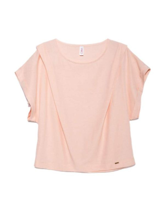 Блузка из легкого вискозного полотна со льном LBL 913 || Блуза жін. CE LBL 913, р.170-96-102, pudra