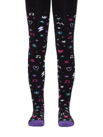 Колготки детские Conte Kids SOF-TIKI 7С-38СП, р.116-122 (18), 518 чорний