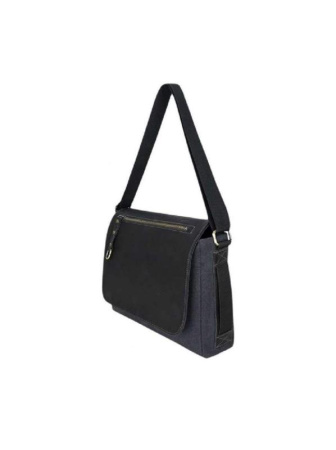 Сумка Через Плечо Унисекс Exodus Leather Canvas Серая P1102Ex021 || Сумка Через Плечо Унисекс Exodus Leather Canvas Серая P1102Ex021