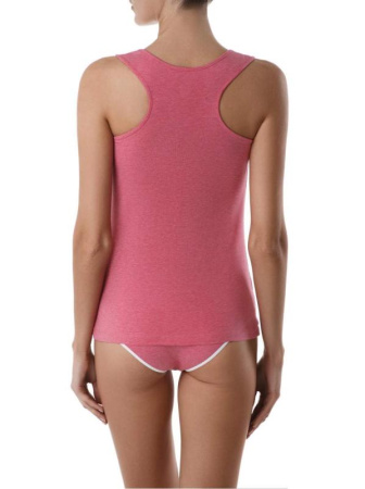 Майка BASIC LM 646 || Трикотажна білизна Майка жіноча CELG BASIC LM 646, р.158,164-84, рожевий меланж