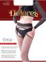 Колготки женские DOLORES Erica Sexy Rete erotic line, 1/2, nero(чёрный)