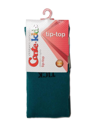 Колготки детские Conte Kids TIP-TOP, р.128-134 (20), 476 темно-бірюзовий || Колготки дитячі Conte Kids TIP-TOP, р. 128-134 (20), 476 темно-сірий