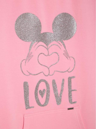 Хлопковая туника с мерцающим рисунком Disney 953 || Туніка жін. CE DISNEY LTH 953, р.170-88-94, camelia rose