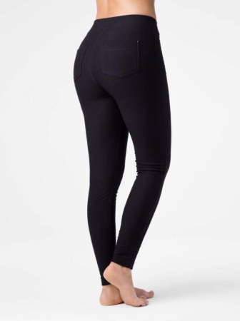 Джеггинсы с высокой посадкой и термоэффектом WINDY+, р.164-110, Nero || Джеггінси з високою посадкою і термоэффектом WINDY, р. 164-102, Marino