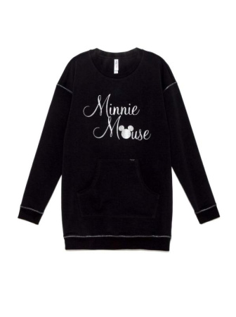 Хлопковая туника с мерцающей надписью Disney LTH 954 || Туніка жін. CE DISNEY LTH 954, р.170-88-94, risky red