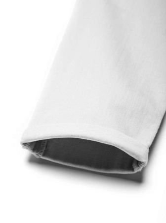 Укороченные eco-friendly джинсы с манжетами CON-129 || Брюки джинсові жін. CE CON-129, р.170-94, bleach grey