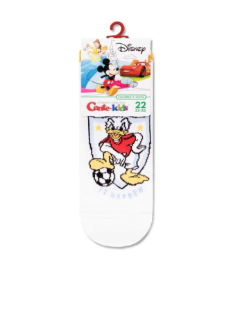 Носки дет. CK DISNEY (короткие) 17С-171СПМ || Шкарпетки дит. DISNEY (ультракороткі) 17С-171СПМ, р.20, 370 білий