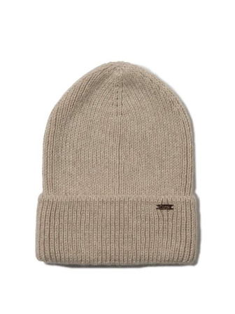 Вязаная шапочка-бини из пряжи с мохером и шерстью