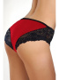 Полные трусики ORO Martina 2217 Красно-черный || Полные трусики ORO Martina 2217 Красно-черный