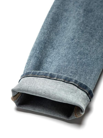 Моделирующие eco-friendly джинсы с высокой посадкой CON-146 || Брюки джинсові жін. CE CON-146, р.170-94, mid blue