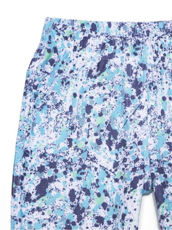 Джеггинсы с акварельным принтом IMPRESSA, р.170-102, bright turquise || Джеггінси з акварельними принтом IMPRESSA, р. 170-102, bright turquise