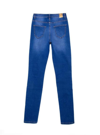 Моделирующие джинсы skinny с высокой посадкой CON-217 Lycra || Брюки джинсові жін. CE CON-217, р.170-106, washed royal blue