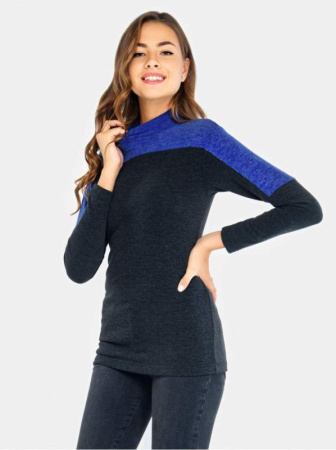 Джемпер с воротником-стойкой LD 669