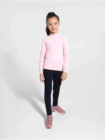 Хлопковый джемпер-гольф DD 1072 || Джемпер дів. CE DD 1072, р.116,122-60, ice pink