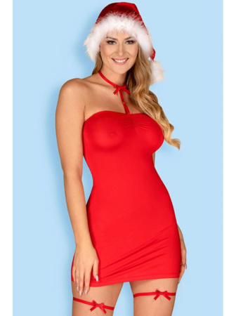Костюм Obsessive Kissmas chemise Красный