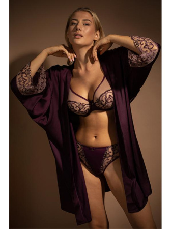 Пеньюар Samanta Perla N50 Баклажан