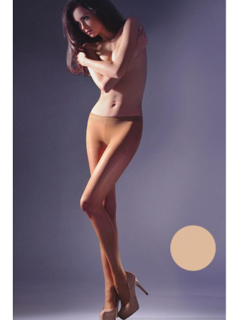 Колготки Gabriella Hipsters 20 den без трусиковой части и с заниженной талией Легкий загар