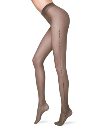 Колготки с лампасами из точек LIRA Lycra || Колготки с лампасами из точек LIRA Lycra