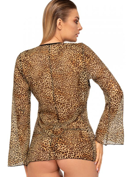 Пеньюар Anais Taisha Шоколадно-бежево-черный