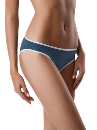 Трусы &quot;бикини&quot; BASIC LB 644 (на вешалке) || Труси жін. CELG BASIC LB 644, р.98/L, синій меланж