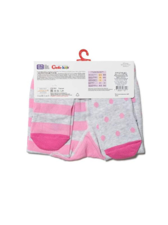 Колготки детские Conte Kids DISNEY 17С-130СПМ, р.62-74 (12), 534 світло-сірий-рожевий || Колготки дитячі Conte Kids DISNEY 17С-130СПМ, р. 62-74 (12), 534 світло-рожевий-рожевий
