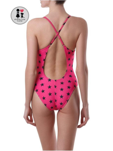 Купальник со звездным принтом MEGA STAR